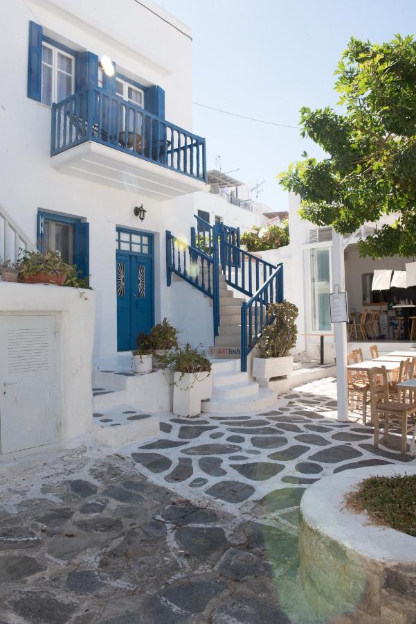 Apartament Amazing Maisonette With Roof Garden & Bbq Mykonos Town Zewnętrze zdjęcie