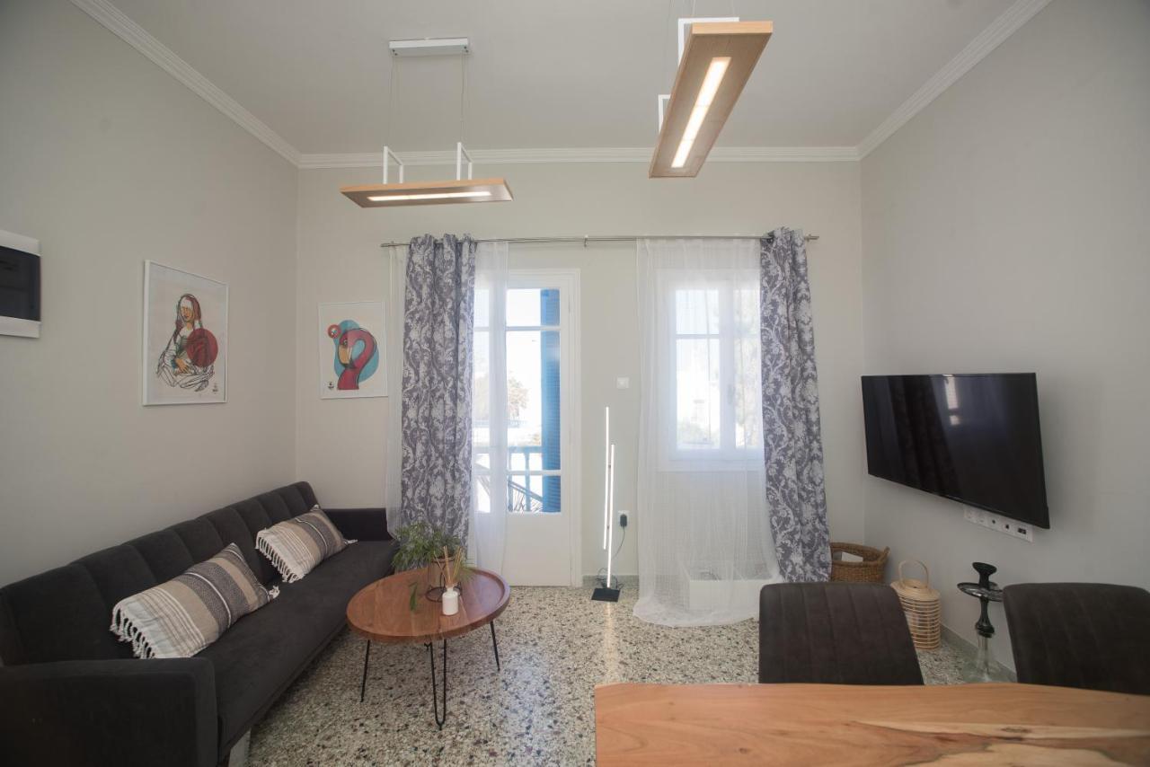 Apartament Amazing Maisonette With Roof Garden & Bbq Mykonos Town Zewnętrze zdjęcie