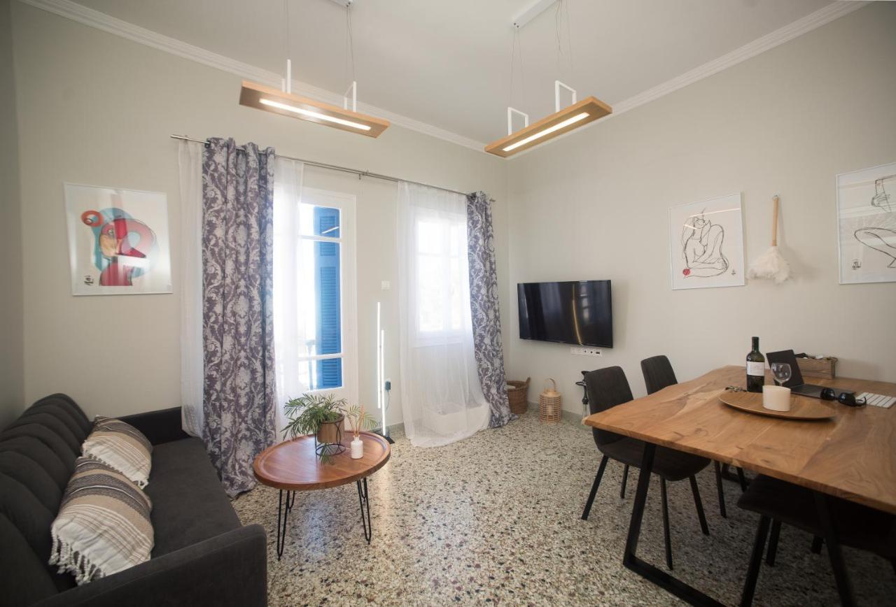 Apartament Amazing Maisonette With Roof Garden & Bbq Mykonos Town Zewnętrze zdjęcie