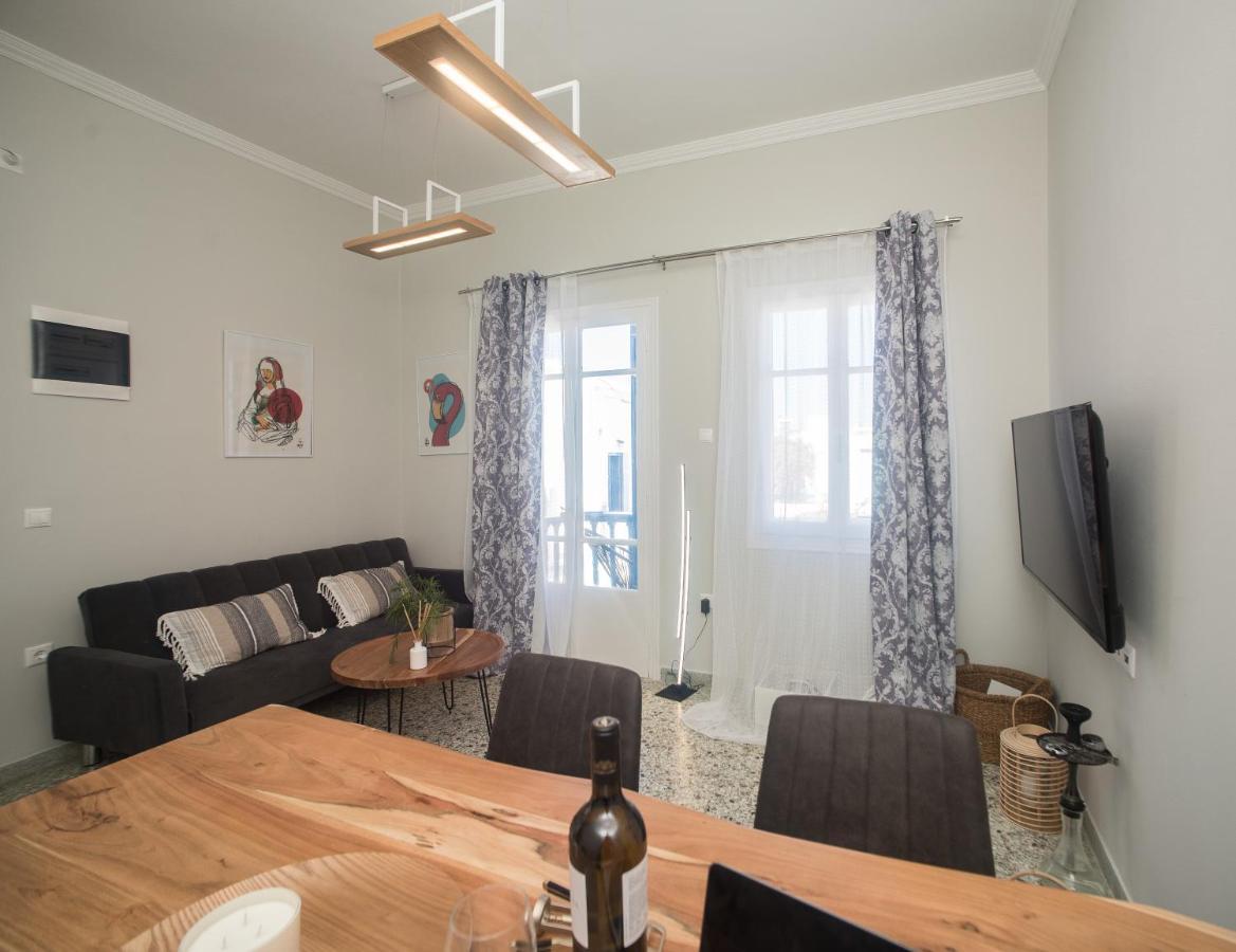 Apartament Amazing Maisonette With Roof Garden & Bbq Mykonos Town Zewnętrze zdjęcie