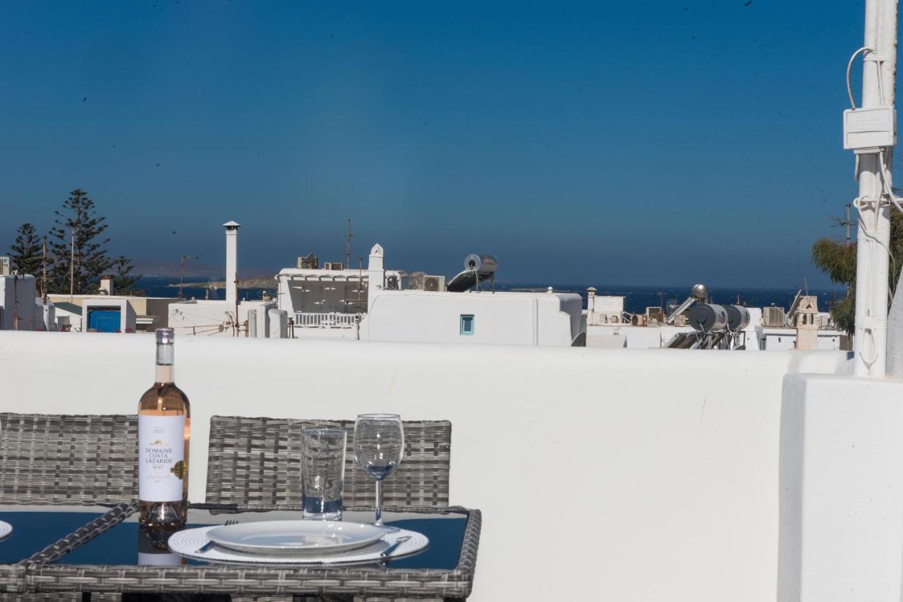 Apartament Amazing Maisonette With Roof Garden & Bbq Mykonos Town Zewnętrze zdjęcie